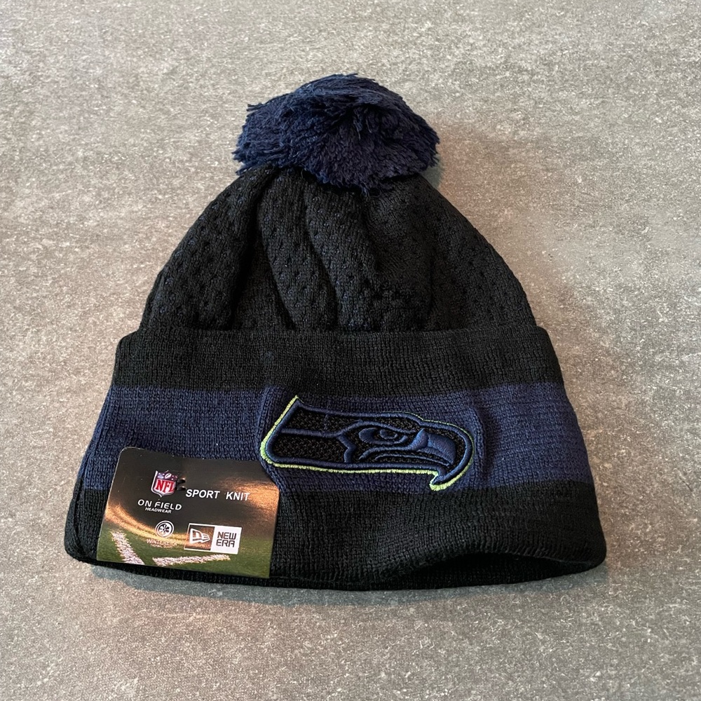 PRICE IS FIRM Brand new Seattle Seahawks beanie
